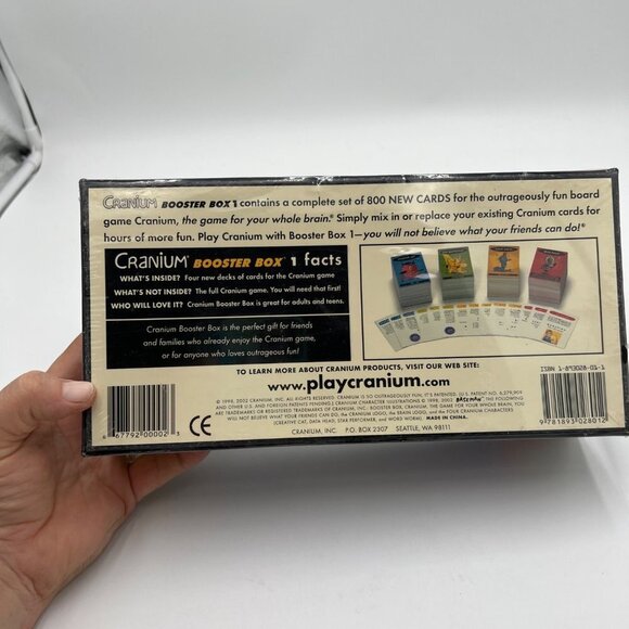 New Sealed Cranium Booster Box 1~ 800 Cards to Recharge Your Cranium Board Game - Picture 5 of 11